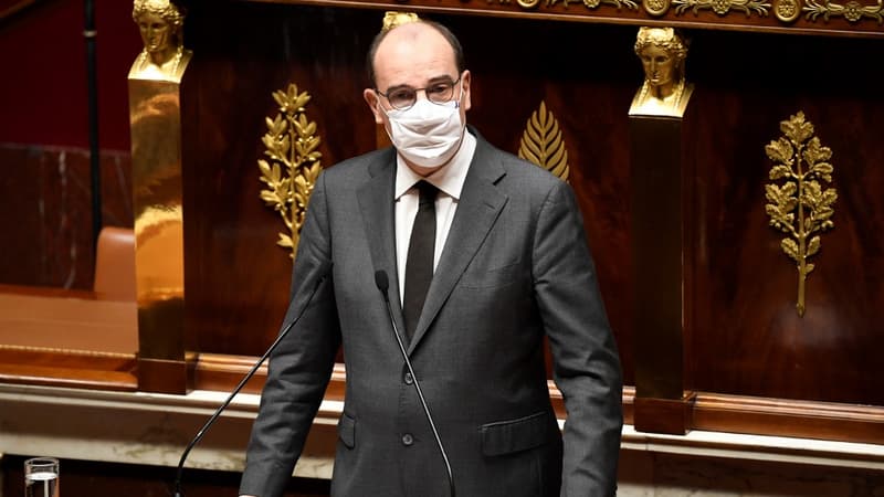 Le Premier ministre Jean Castex, à l'Assemblée nationale le 29 octobre 2020