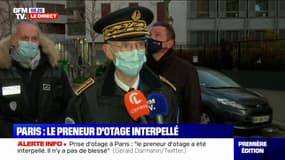 Le preneur d'otage à Paris "a fini par entendre raison", affirme Didier Lallement