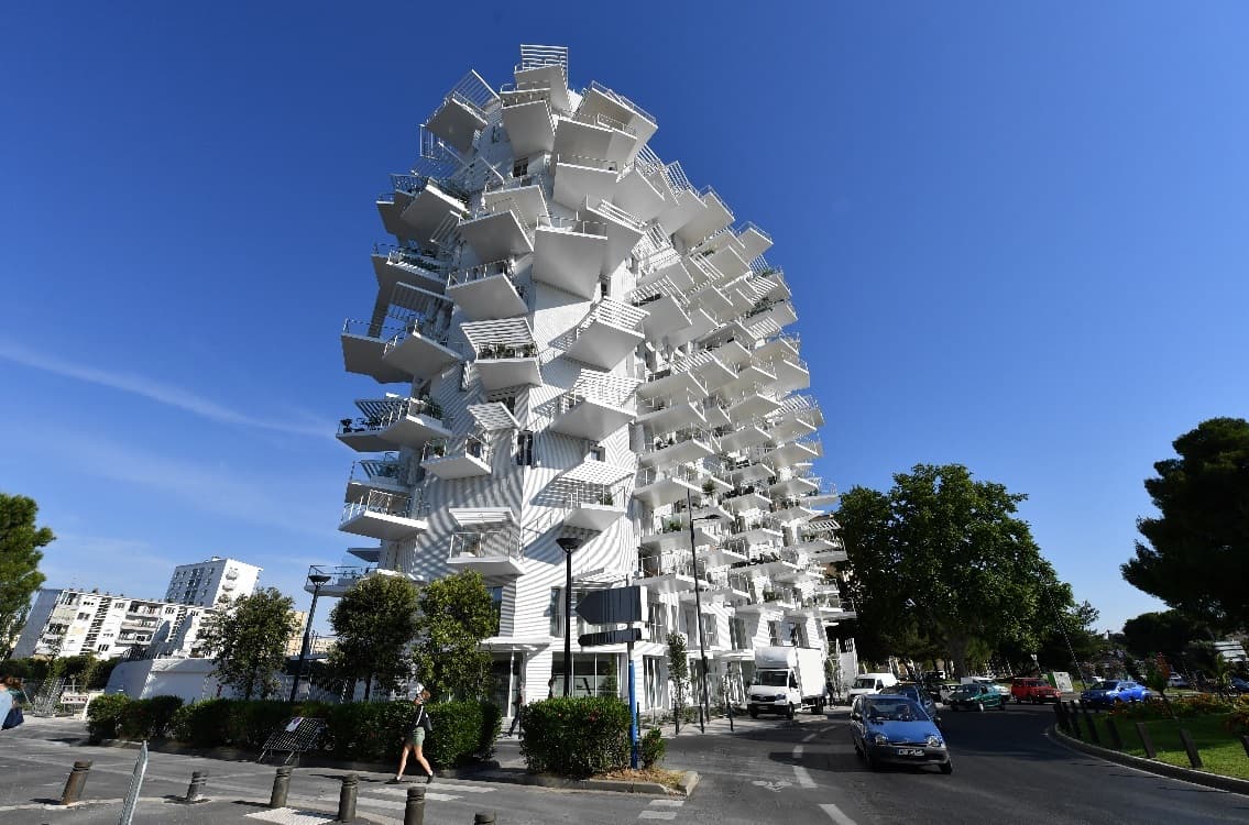 L immeuble r sidentiel le plus beau du monde est Montpellier