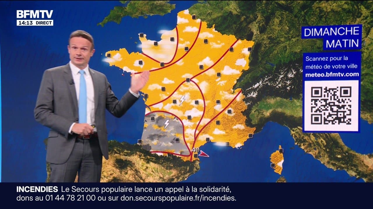 La météo pour ce dimanche 16 août 2026