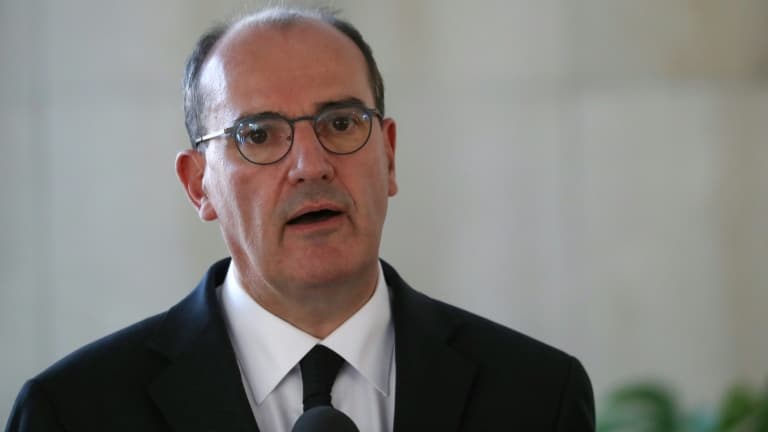 Le Premier ministre Jean Castex à la préfecture des Alpes-Maritimes à Nice, le 3 octobre 2020