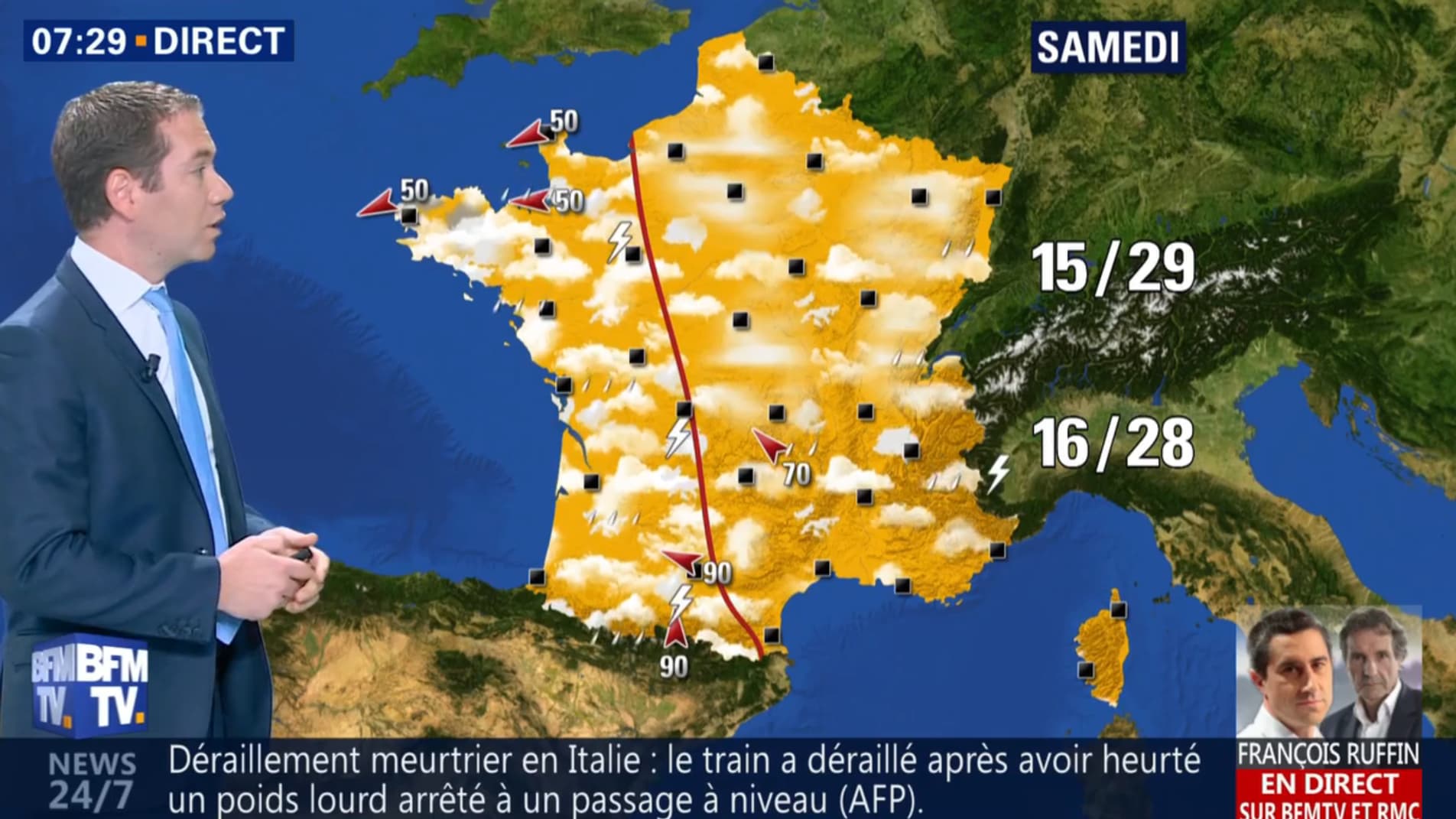 Météo du samedi 26 mai 2018 Météo du samedi 26 mai 2018