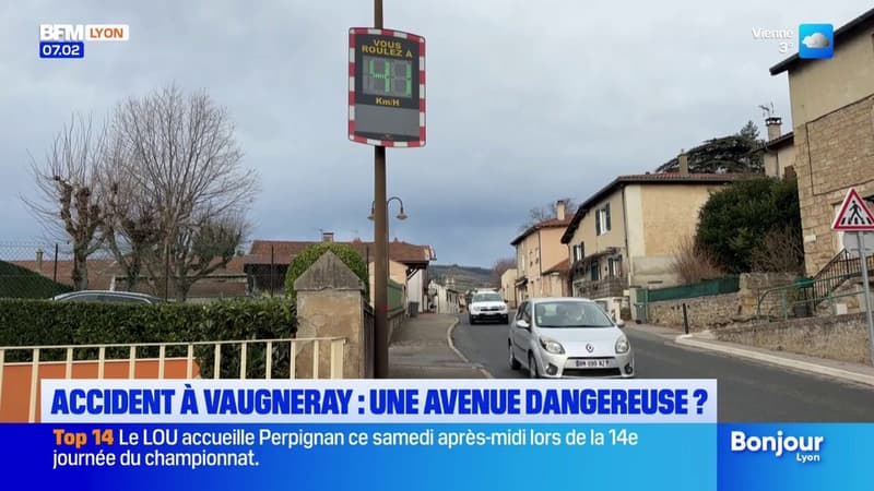 Accident à Vaugneray: une avenue dangereuse?