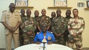 Le colonel-major Amadou Abdramane le 26 juillet 2023