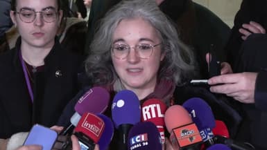 Gaelle Paty, la sœur de Samuel Paty, le 20 décembre 2024 au tribunal judiciaire de Paris.