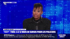 Affaire Théo: "La vérité est sortie. Ce qu'on retient, c'est la condamnation des policiers", affirme la sœur du jeune homme, Aurélie Louvel