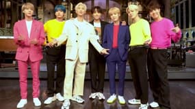 Le groupe BTS au Saturday Night Live