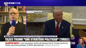 Taxes douanières:  "Une stratégie politique", selon Jean Tirole, économiste et Prix Nobel d'économie