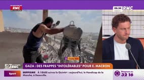 Gaza: Emmanuel Macron juge "intolérables" les frappes israéliennes qui ont fait 20 morts dont cinq journalistes 