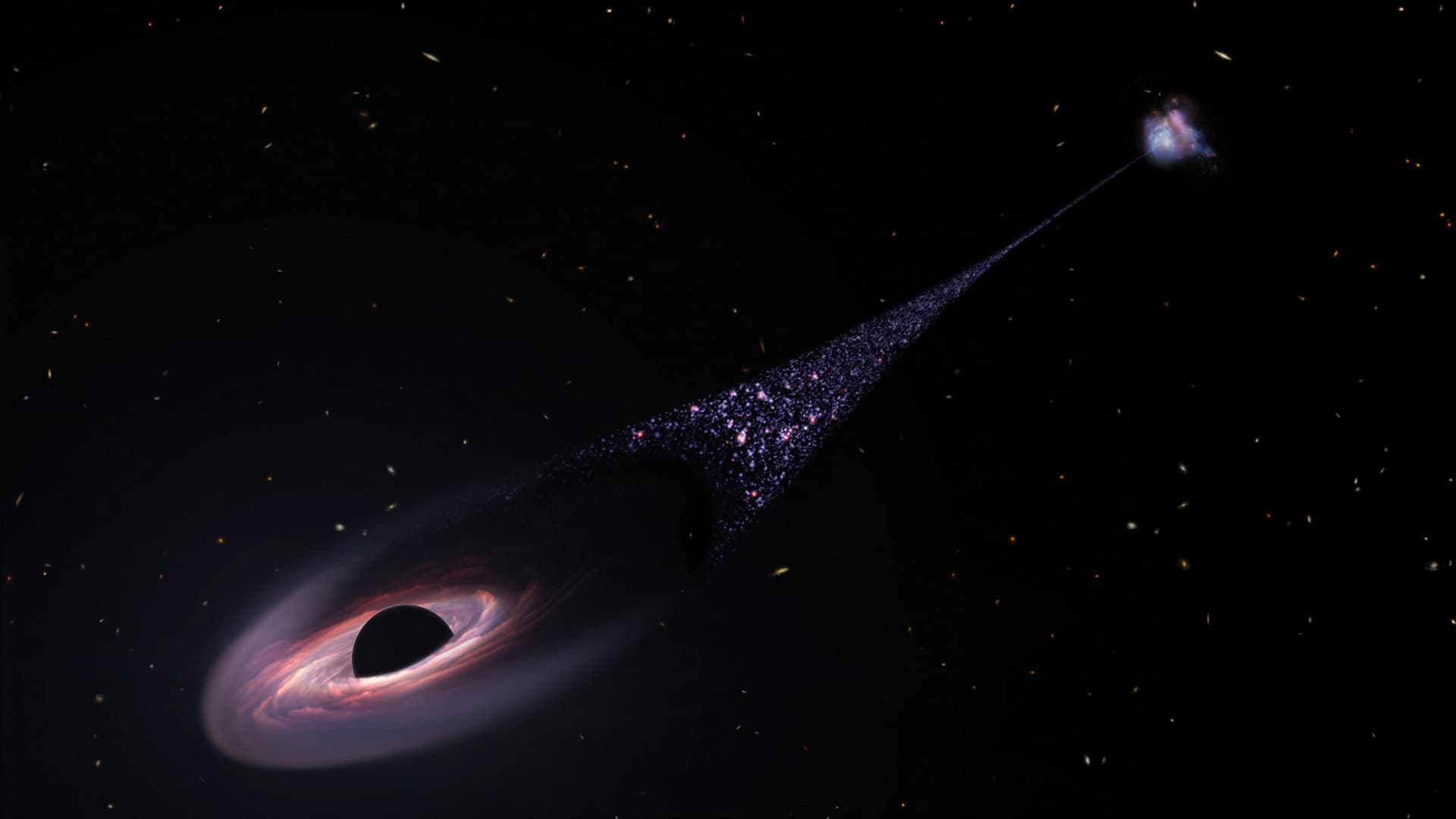 Odkryto naddźwiękową czarną dziurę tworzącą gwiazdy
