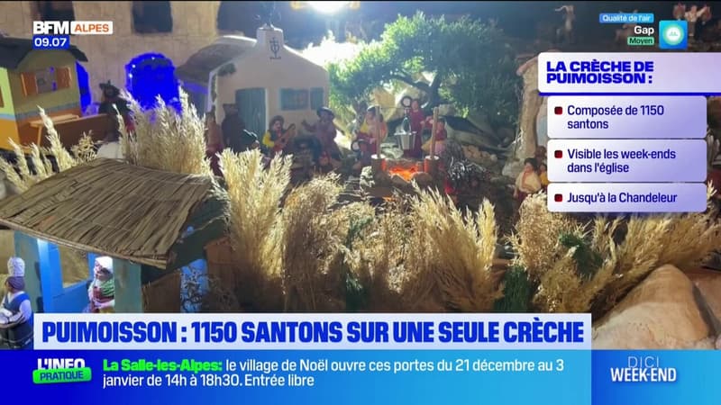 Puimoisson: 1.150 santons sur une seule crèche