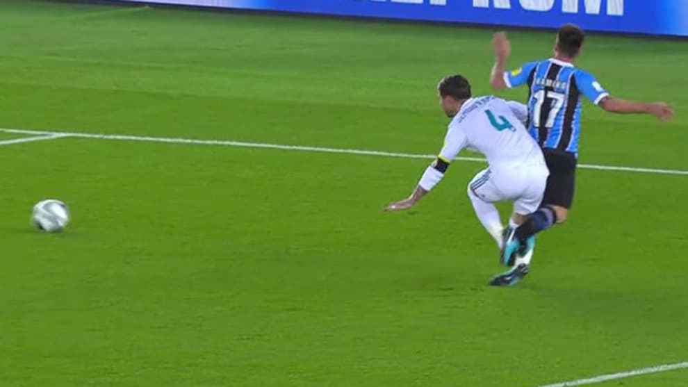 La faute de Sergio Ramos La faute de Sergio Ramos