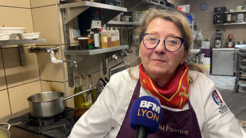 "Je suis ravie": Florence Périer, cheffe du bouillon lyonnais le Café du Peintre, primée par le Gault&Millau