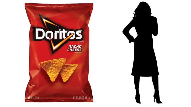 Les chips pour femmes seraient commercialisées par la marque Doritos.