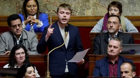 Louis Boyard à l'Assemblée nationale le 7 février 2023