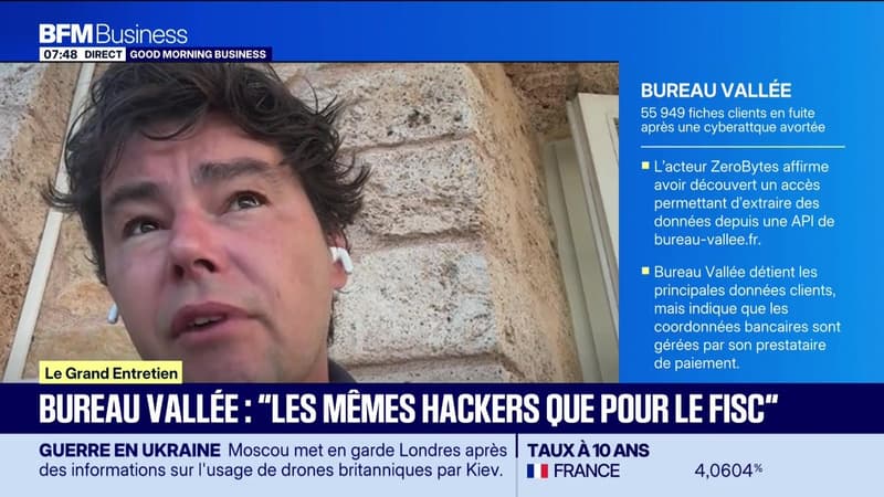 Le Grand entretien : Bureau Vallée, une fuite de données en pleine rentrée - 18/08