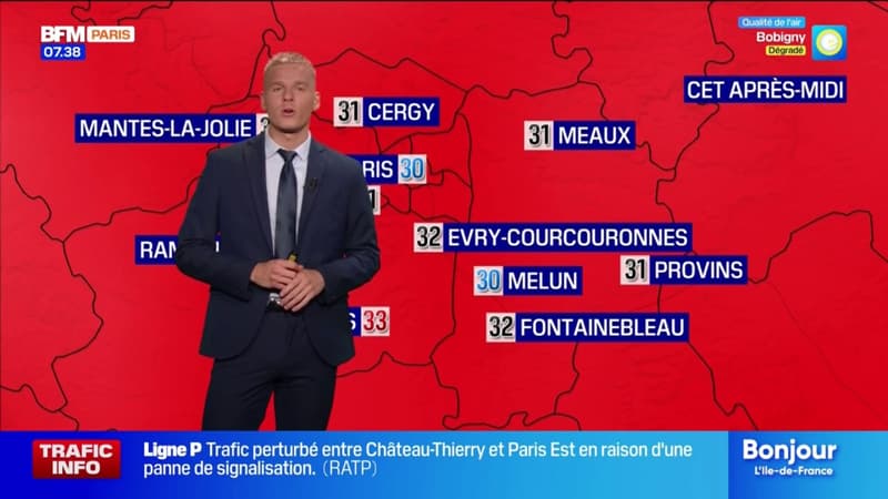 Météo Paris Île-de-France: un ciel bleu et du soleil ce mercredi, avec 33°C à Étampes et 31°C à Cergy 