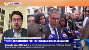 Destitution d'Emmanuel Macron: "Je souhaite qu'on en discute collectivement" au sein du NFP, explique Benjamin Lucas, député "EELV-NFP" des Yvelines