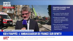 Selon Gaël Veyssière, ambassadeur de France en Ukraine, la population ukrainienne "attend des pressions sur la Russie pour l'obliger à venir à la table des négociations"