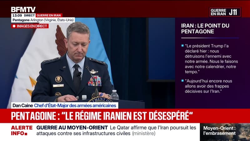 "Leurs noms ne seront jamais oubliés": le chef d'État-Major des armées américaines rend hommage aux soldats tués depuis le début des frappes contre l'Iran