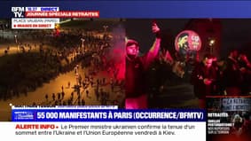 Réforme des retraites: 87.000 manifestants à Paris selon la préfecture de police