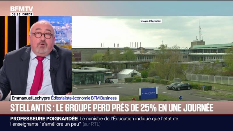 L'ÉCO - Pourquoi le le cours de l'action du groupe Stellantis a chuté de près de 25%?