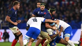 Grégory Alldritt lors de France-Italie, Coupe du monde de rugby, 6 octobre 2023