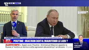 Laurent Wauquiez: "Se soumettre à Poutine, c'est la meilleure façon d'emprunter un chemin de lâcheté qui nous exposera aux choses les plus graves"