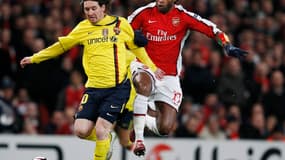 Lionel Messi et Alexandre Song