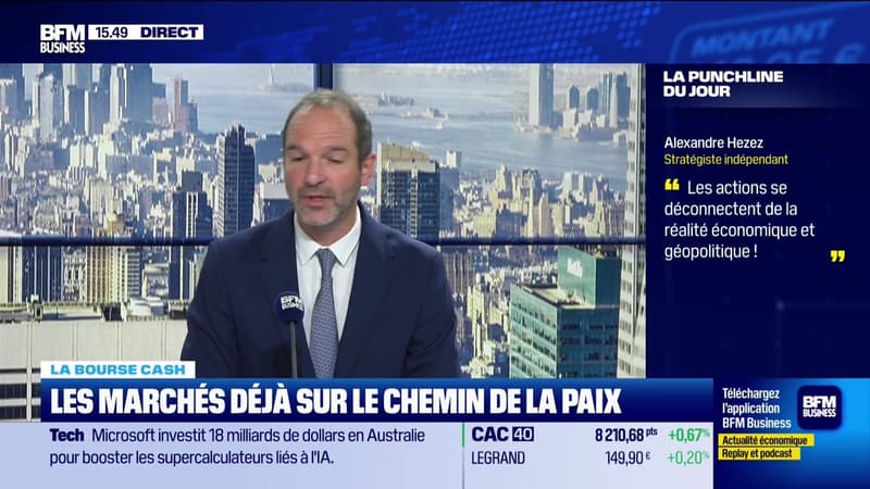 La bourse cash : « Les actions se déconnectent de la réalité économique et géopolitique. » - 23/04