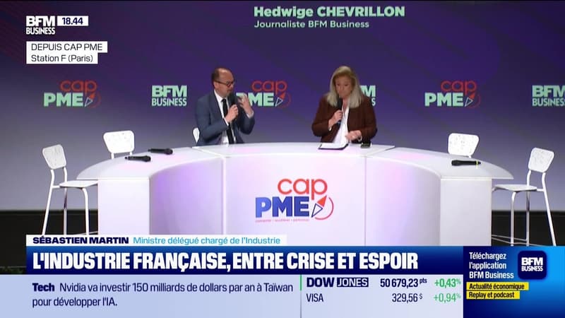 Sébastien Martin (Ministre délégué chargé de l'Industrie) : L'industrie française, entre crise et espoir - 27/05