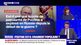 La popularité de Vladimir Poutine en Russie est-elle en hausse? BFMTV répond à vos questions
