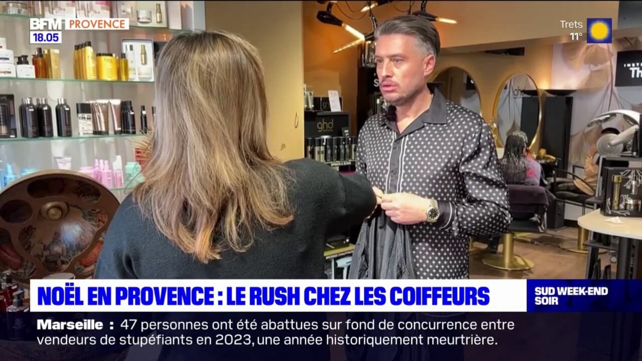 Provence: le rush chez les coiffeurs avant Noël