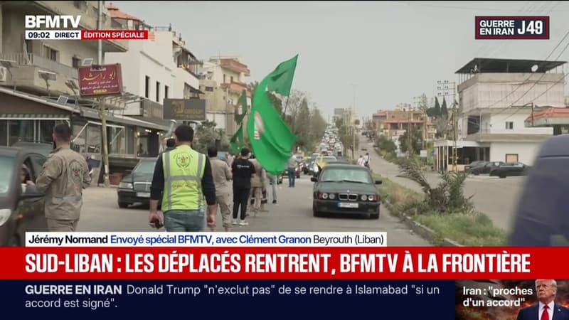 Guerre au Moyen-Orient: de nombreux habitants du Sud-Liban regagnent leur domicile après l'annonce d'une trêve entre Israël et le Hezbollah pro-iranien