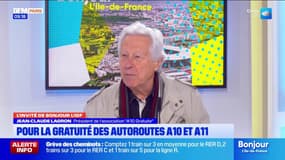 Jean-Claude Lagron milite pour avoir les autoroutes A10 et A11 gratuites en Ile-de-France
