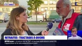 Contre la réforme des retraites, une opération de tractage organisée à Givors