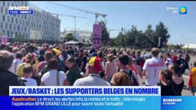 Allemagne-Belgique: les supporters belges de basket en nombre aux JO 2024