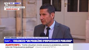 Violences contre les élus: "Rien ne peut justifier un phénomène de violence parce qu'on n'est pas d'accord avec une décision de politique publique" pour David Lisnard (AMF)