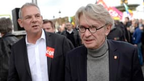 Thierry Lepaon et Jean-Claude Mailly sont les organisateurs de la journée de contestation de ce 18 mars