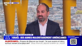"Ce que l'on voudrait c'est une position cohérente", déclare Jérémie Haddad, membre exécutif du CRIF, à propos des déclarations d'Emmanuel Macron sur les livraisons d'armes à Israël