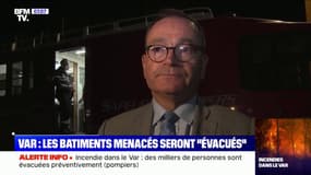 Incendies dans le Var: les bâtiments menacés seront "évacués", demande le préfet