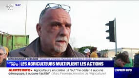 Serge Bousquet-Cassagne (président de la Chambre d'agriculture du Lot-et-Garonne) menace de réaliser des actions "plus clivantes" et "sévères" en l'absence d'annonces de la part du gouvernement