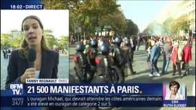 21 500 manifestants se sont réunis à Paris contre la politique d'Emmanuel Macron