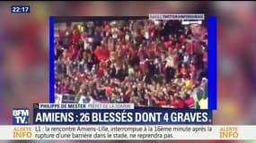 Accident au stade d'Amiens: "Ça n'a aucun rapport avec les travaux de rénovation", selon Philippe de Mester