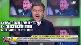 Confinement: La gaffe gênante du ministre des sports roumain en direct