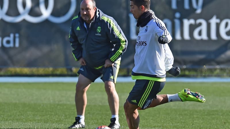 Cristiano Ronaldo et Rafael Benitez
