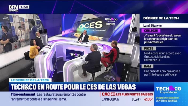 Tech&Co en route pour le CES de Las Vegas - 05/01
