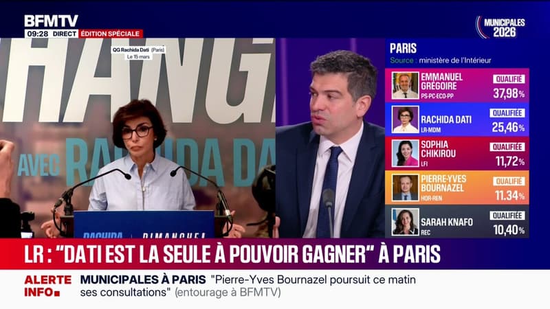 Jonas Haddad (LR): "Rachida Dati est la seule en capacité de battre l'extrême gauche et la gauche extrême à Paris"