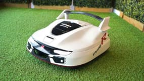 Vous aimez les voitures sportives et les pelouses bien tondues? Vous adorerez cette tondeuse Type R.