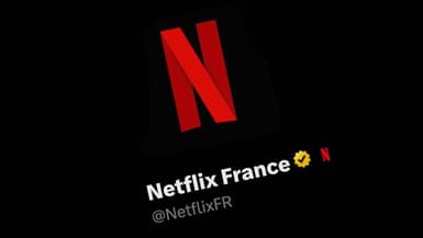 Capture d'écran du compte Twitter de Netflix France